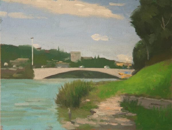 The riverbank, Florence